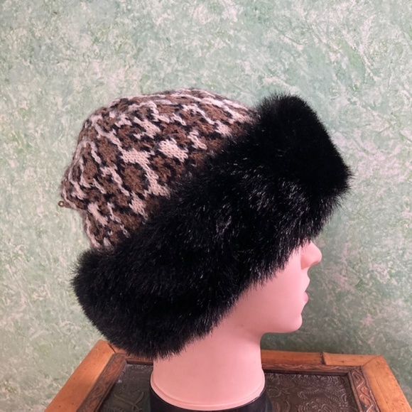 EVERITT leopard theme hat - Picture 5 of 6